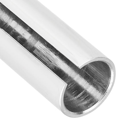 Close-up of a durable steel sheave sleeve from 5/8 To 3/4 Shaft Adapter And Pulley Reducer Sleeve For Crankshaft, Includes 3/16 Keystock