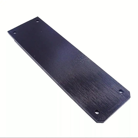 Zero Clearance Miter Saw Insert Plate For Ryobi TSS103, black, flat, designed to fit perfectly and eliminate chip out.
