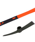 Miniature Mattock Tool For Gardening, Camping, And Trail Maintenance, Beast Tough Fiberglass Core, Heat Treated Pickaxe Mattock components