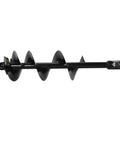 Two Pack 12 Inch By 52 Inch Hex Garden Auger Drill Bit With 2 Inch Hex Shank Spiral Post Hole Digger in steel construction