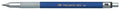 Pro-Matic Metal Lead Holder With Precision 2mm Lead For Drafting Pros, Four-Way Vise-Grip Jaw, Spring-Loaded Lead Release, Beefy Knurled Barrel For A Solid Grip Rotating Lead Degree Window Includes One Lead Blister Carded. metal 2mm drafting lead holder side view