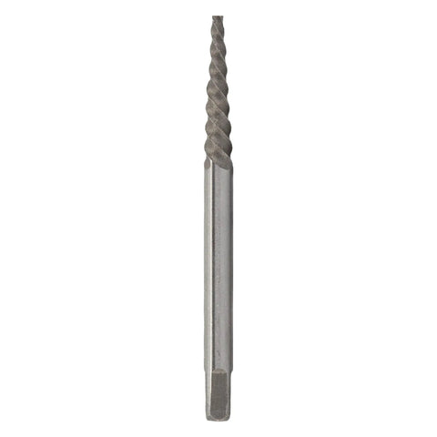 Carbon Steel Screw Extractor Set Dew Series Pack Of 10 For Removing Broken Or Seized Screws With 1/16 Inch Small End