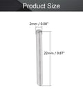100 Piece M2 X 22mm Stainless Steel Dowel Pins Heavy Duty Cylindrical Locating Pegs with size details