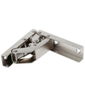 Heavy Duty 90 Degree Folding Door And Shelf Hinges Set With Concealed Bracket For Tables And Cabinets, soft close hydraulic buffer
