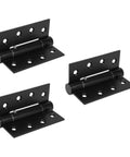 Heavy Duty 4 Inch Ball Bearing Door Hinges Built To Last Tough As Nails Stainless Steel Concealed Hinges With Square Corner 304 Matte Black Finish