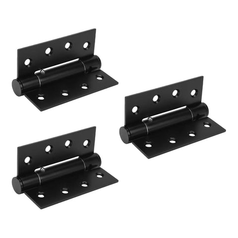 Heavy Duty 4 Inch Ball Bearing Door Hinges Built To Last Tough As Nails Stainless Steel Concealed Hinges With Square Corner 304 Matte Black Finish