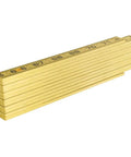 Six Foot Folding Ruler With Inside Reading, Built Tough Fiberglass Construction, Nylon Reinforced, Dual Sided Markings, Folded View