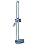 Dial Height Gauge 24 Inch 0.001 Inch Precision With Digit Counter Hand Operated Feed Wheel Carbide Tipped Scriber Grip Base Pro Grade For Stable Positioning And Accurate Depth Measurements in metal body