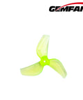 31mm 1219S 3 Blade PC Propeller Set for Micro Whoop Drones, single propeller, green color, for 0702 29000KV Brushless Motors