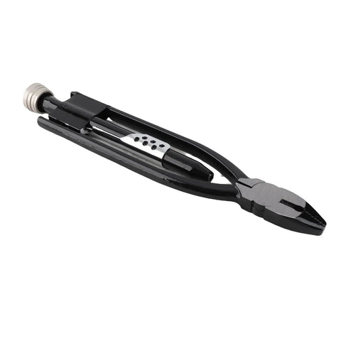 Pro Grade Heavy Duty Safety Wire Pliers 9 Inch With Auto Spring Return High Carbon Steel Twist And Cut Tool, side view