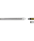 9mm Stainless Steel Utility Knife With Retractable Precision Blade, Snap-Off 13-Segment System, replacement blades shown.