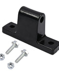 Door Hinge Replacement Kit With 2 Hinges For Bobcat Skid Steer And Track Loaders Directly Replaces 7305580 And 7176593 shown with bolts and nuts