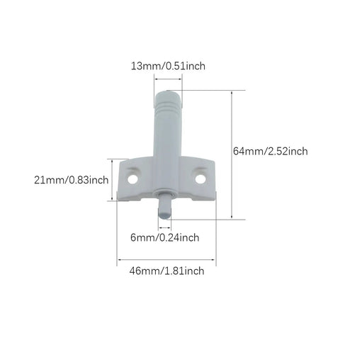 Quiet Cabinet Buffer Dampers Soft Close Drawer Bumps Silent Wardrobe Collision Cushions Impact Absorbing Pads 64x46mm heavy duty plastic buffer