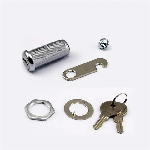 Cam Lock for Cabinets and Wardrobes, Heavy Duty Locker Style Locking Hardware for Cupboards, Dressers, Gym Lockers, Mailboxes, No Hassle Install