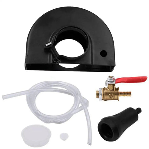 Pro Grade Heavy Duty Angle Grinder Guard Protector Kit Stainless Steel Dustproof Safety Cover For 4 Inch Grinders Waterproof Guard System Easy To Install And Remove Slotting Machine Ready with included pipe and valve