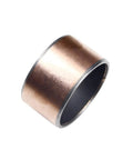 Heavy Duty 30mm Sleeve Bearing 34mm Od X 20mm Length Oilless Bushing Bronze Core For Machines showing a bronze bushing with smooth finish.