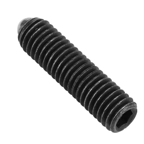 10 Pcs M8 Ball Spring Plungers Set Hardened Carbon Steel Hex Socket showing a single hex socket ball plunger, 20mm length, black finish.