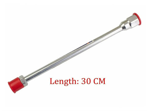 Hella Durable Aluminum Extension Pole For Airless Paint Sprayer Gun Attachments 30 cm long rust proof tool for efficient detailing.