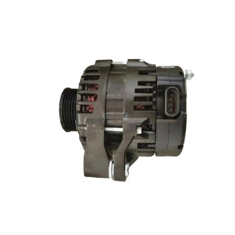 Side view of 12V 115A 9SI Marine Alternator With Quiet Operation Easy Plug N Play Install Lightweight Front End Reduction