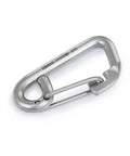 Stainless Steel Carabiner Heavy Duty Snap Hook For Marine Use Saltwater Resistant Rope Clips Jet Ski Kayak And Boat Dock Lines 316 Stainless Steel Construction