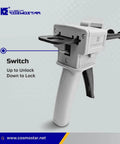 Mixing And Dispensing Gun For 50ml Epoxy Cartridges With 1 To 1 Or 1 To 2 Ratios, Compatible With 3M Adhesive, front view