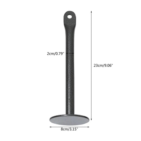 Loading Pin Weights For Cable Machine And Pulley System Heavy Duty Steel Plate Holder Attachment, dimensions labeled