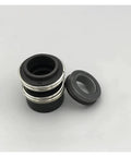 Durable Mechanical Shaft Seal Kit For Water Pump Featuring SiC Rotary Ring And Silicon Carbide Stationary Ring With NBR Gasket And SS Spring Compatible With 28Mm Shafts From VPOVUVRYZ Series showing rotary and stationary rings.