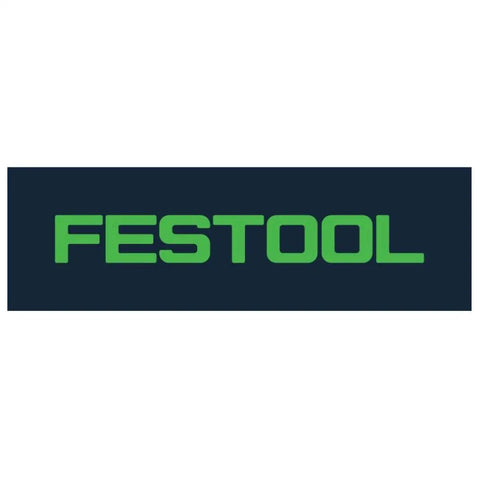 Festool logo in green on a dark background