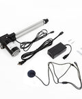24V Electric Recliner Actuator Replacement Motor For Chair Lift And Recliner With 250mm Stroke 1000N Push Pull Power Includes Cables