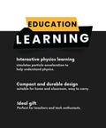 Awesome High Tech Electromagnetic Coil Accelerator Kit For STEM Education And Creative Learning features and benefits list.