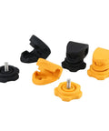 Universal Fit Football Visor Clips 1 Pair Black Quick Release Helmet Clips No Tools Needed Visor Hardware Replacement