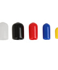 Universal Vacuum Line Cap Protector Kit For Cars And Engines, Assorted 1/8 3/16 1/4 3/8 5/16 Inch Caps In Yellow Blue Red White Black
