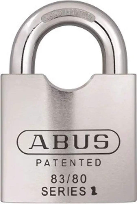 Rekeyable Chrome Plated Brass Padlock With Shrouded Shackle, High Security Steel, Zero Bitted To Be Rekeyed By Locksmith.