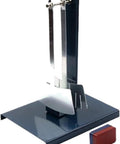 Hands On High School Physics Lab Damping Demonstrator With Adjustable Magnetic Field And Aluminum Versus Copper Plate Comparison Includes Digital Timer For Precise Lenz Law Analysis And Clear Electromagnetic Damping Demonstration