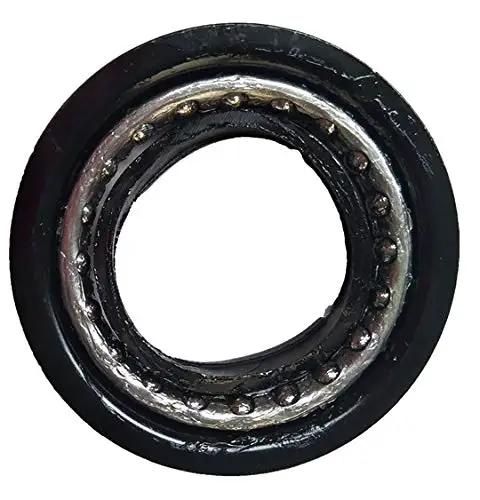 Heavy Duty 1-1/8 Inch Threadless Headset Top Cap 44Mm Headtube Tapered, Forged Steel Mountain Bike Cup With Star Nut, Rock Solid Sealed Bearings close-up, showing bearing details.