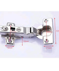 Heavy Duty Cabinet Hinge With 45 Degree Opening For Wardrobe And Furniture, Built Tough Hydraulic Steel Folding Door Hinge