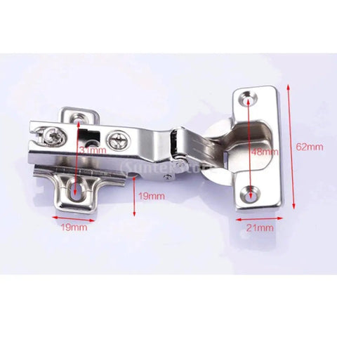 Heavy Duty Cabinet Hinge With 45 Degree Opening For Wardrobe And Furniture, Built Tough Hydraulic Steel Folding Door Hinge