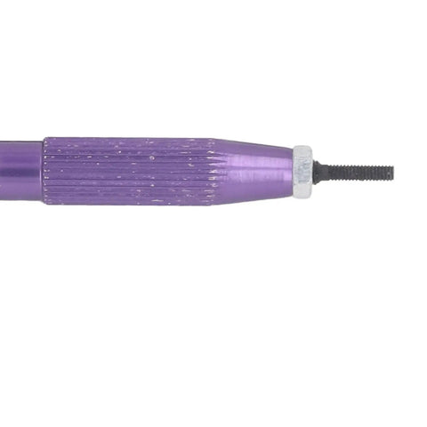 Top Notch 54 Piece Thread Repair Installation Kit Made From Tough 304 Stainless Steel For Fixing Stripped Internal Threads And Upgrading Soft Metal Parts Without Buying New Gear. Purple threaded insert tool close-up