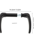 Two Pack European Style Gate Handles With Pins For Outdoor Fences And Garden Gates, Heavy Duty Hardware Knobs, dimensions shown.
