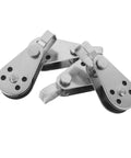4 Piece Stainless Steel Pulley Block Set For Sailing And Kayaking Beefy Heavy Duty Marine Rope Pulley System With Bearing Roller Wheels