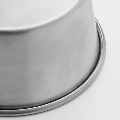Lightweight Camping Cookware Set 304 Stainless Steel With Drainable Filter base close-up