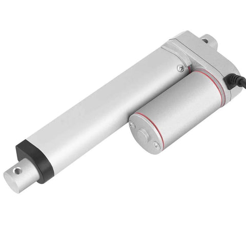 Beefy Heavy Duty 150 Millimeter Stroke Electric Linear Actuator 24V DC Motor For Reclining Sofa, side view, durable aluminum body