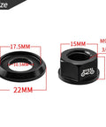 Two Pack M9.5 Three Eighths Inch Bicycle Hub Flanged Axle Nuts Aluminum 7075 Alloy Lightweight Yet Strong CNC Machined Smooth Edges