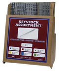 Key Stock Kit 7 Pc Pro Grade 12 Inch Oversized Stainless Steel Key Stock Set With Plain End Finish in chipboard case