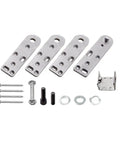 Concealed Bookcase Door Pivot Hinge Kit 500 Pound Capacity Heavy Duty Hidden Door Hardware with screws and brackets