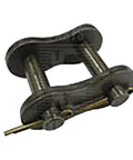 100H Roller Chain Connector Link Easy Install Replacement For Chains, Durable Steel Heavy-Duty Fit For Bikes, ATVs, Motorized Tools, Lawn Care, And Industrial Equipment