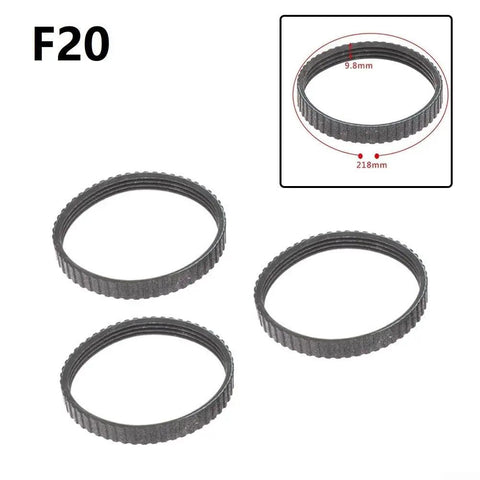 Boost Your Workshop Game With This Pack Of Three Heavy Duty Rubber Drive Belts For Electric Planers Fits Part 958718 Models F 20A P20ST H55SC With 9.6mm Width To Fix Tools Fast Without Hassle For DIY Guy Working Hard In The Garage These Days. Rubber drive belts for electric planer, 9.6mm wide, 218mm, pack of three