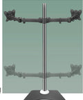 Dual Monitor Desk Mount For 20 To 27 Inch TVs, Fully Adjustable Articulating Arm Stand with height adjustable feature.