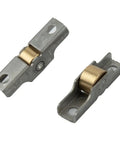Premium Stainless Steel Sash Pulley And Flat Runner Wheel System Rustproof Sliding Door Hardware For Bathroom Tracks Drawer Systems Four Pack with golden roller detail.