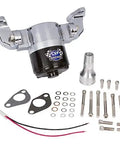 Beefy Big Block Chevy Electric Water Pump Boasts A Slick Chrome Aluminum Finish Delivering A Rock Solid 35 GPM Flow For 396 427 And 454 Engines With 12 Volt Kick And Complete Mounting Gasket Kit Ready For Tight Engine Bay Hustle.
